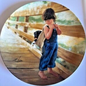 1988 Pemberton & Oakes Donald Zolan "Almost Home" Vintage Plate Collectible